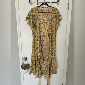 Floral Yellow Dress
